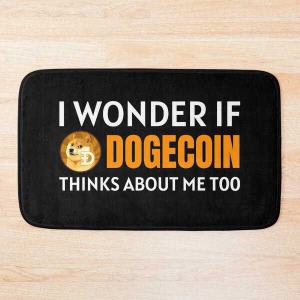 Item preview, I Wonder if Dogecoin Thinks About Me Too Crypto Cryptocurrency DOGE designed and sold by Bitcoin-Fashion.