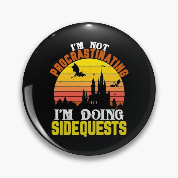 Item preview, I'm Not Procrastinating I'm Doing Side Quests designed and sold by Nemethadrian.