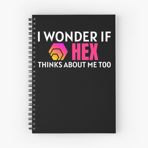 Item preview, I Wonder if HEX Thinks About Me Too Crypto Cryptocurrency Stake designed and sold by Bitcoin-Fashion.