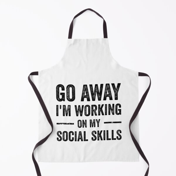 Item preview, Go Away, I'm Working on My Social Skills designed and sold by MeowsAndMakes.