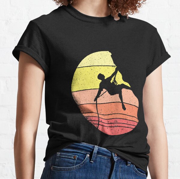 Aperçu de l'œuvre Vintage Rock Climber Mountain Climber créée et vendue par SkyCloudBlue.