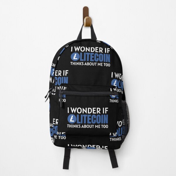 Item preview, I Wonder if Litecoin Thinks About Me Too Crypto Cryptocurrency LTC designed and sold by Bitcoin-Fashion.