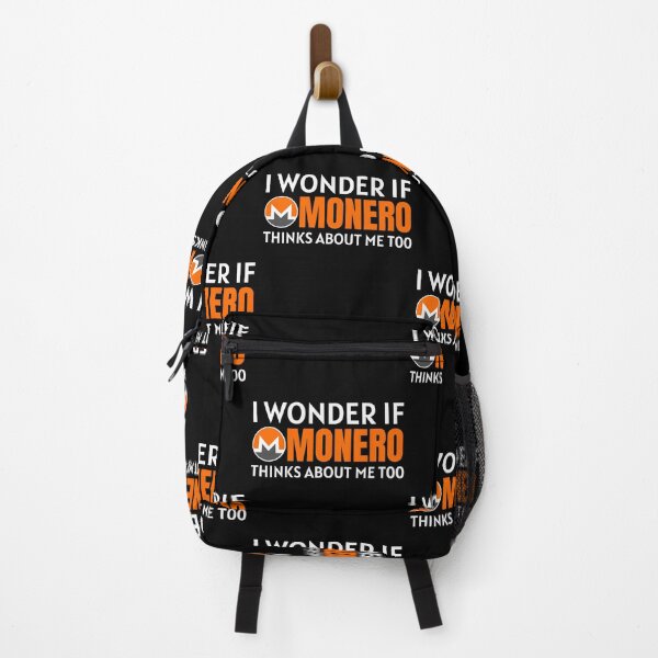 Item preview, I Wonder if Monero Thinks About Me Too Crypto Cryptocurrency XMR designed and sold by Bitcoin-Fashion.