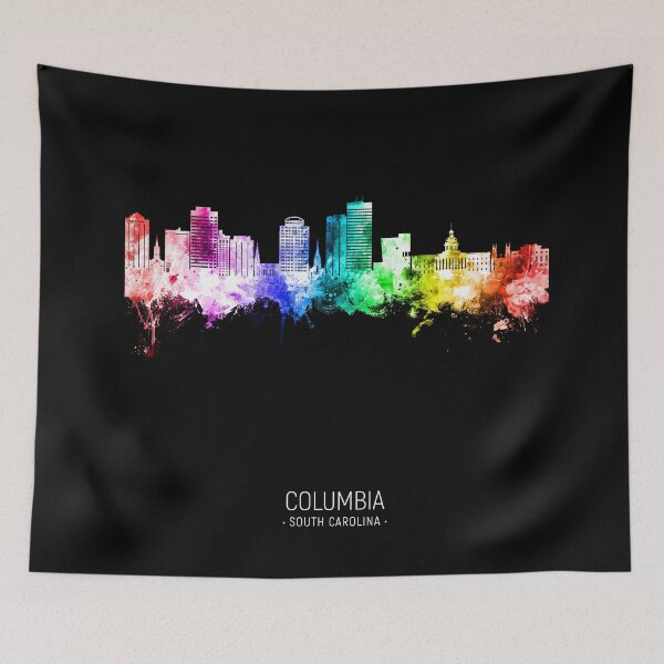 Artikelvorschau, Columbia South Carolina Skyline entworfen und verkauft von ArtPrints.