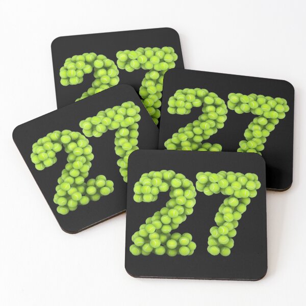 Item preview, Tennis Player Number 27 - Tennis Sports twenty-seven Game Set Match 27 designed and sold by elhefe.