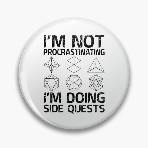 Item preview, Im Not Procrasting RPG Cube Role Playing Game designed and sold by Nemethadrian.
