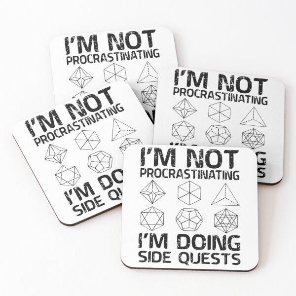 Item preview, Im Not Procrasting RPG Cube Role Playing Game designed and sold by Nemethadrian.