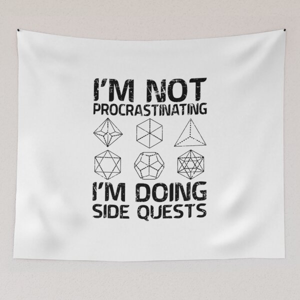 Item preview, Im Not Procrasting RPG Cube Role Playing Game designed and sold by Nemethadrian.