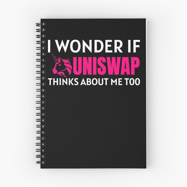 Item preview, I Wonder if Uniswap Thinks About Me Too Crypto Cryptocurrency UNI designed and sold by Bitcoin-Fashion.