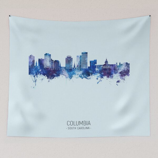 Artikelvorschau, Columbia South Carolina Skyline entworfen und verkauft von ArtPrints.
