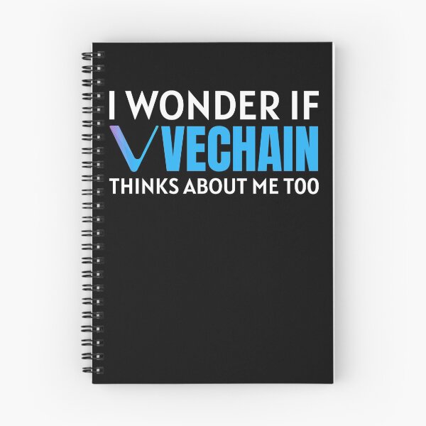 Item preview, I Wonder if VeChain Thinks About Me Too Crypto Cryptocurrency VET designed and sold by Bitcoin-Fashion.