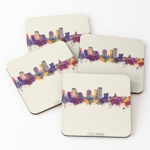 Artikelvorschau, Columbia South Carolina Skyline entworfen und verkauft von ArtPrints.