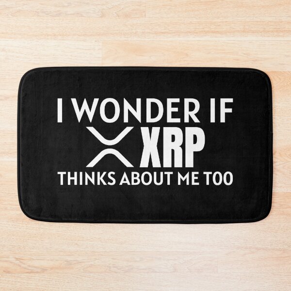 Item preview, I Wonder if XRP Thinks About Me Too Crypto Cryptocurrency  designed and sold by Bitcoin-Fashion.