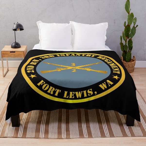 Item preview, Army - 2nd Bn 3rd Infantry Regiment - Ft Lewis, WA w Inf Branch designed and sold by Military Insignia Products.