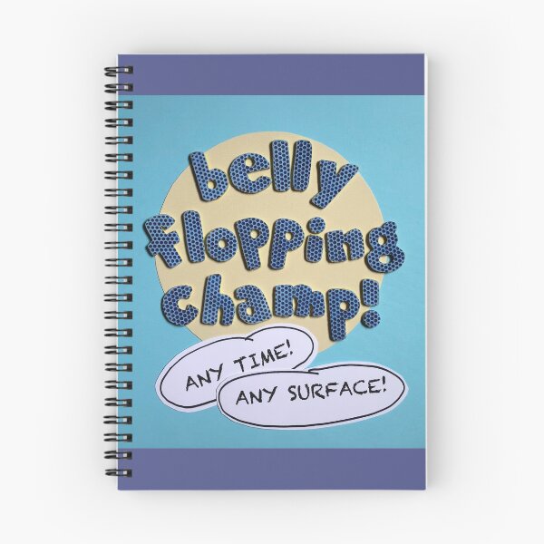 Item preview, Blue Belly Flopping Champ designed and sold by prunellaparsnip.