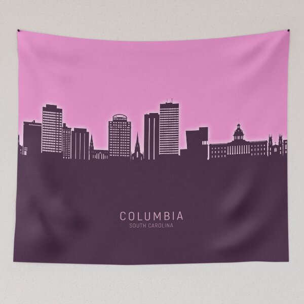 Artikelvorschau, Columbia South Carolina Skyline entworfen und verkauft von ArtPrints.