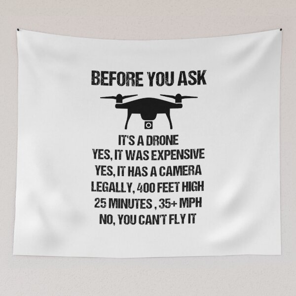 Item preview, Before You Ask, Drone Joke designed and sold by TashaVector.