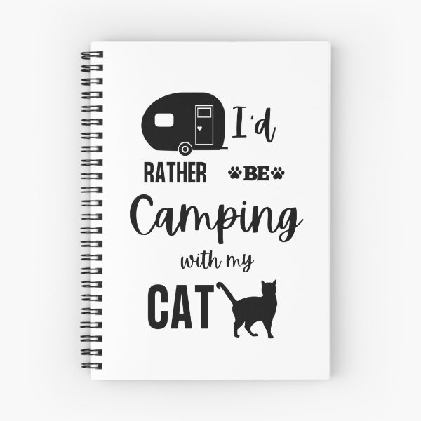 Item preview, I'd Rather Be Camping With My Cat designed and sold by Jewelspride.