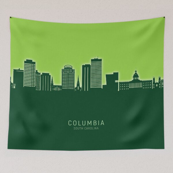 Artikelvorschau, Columbia South Carolina Skyline entworfen und verkauft von ArtPrints.
