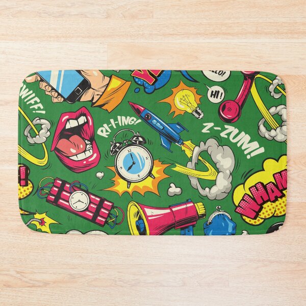 Item preview, Pop Art Colorful Seamless Pattern designed and sold by Peekonet.