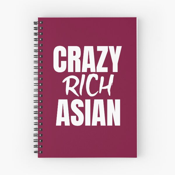 Aperçu de l'œuvre Crazy Rich Asian -Crazy Rich Asians Design en texte blanc créée et vendue par katiekendall.