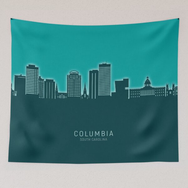 Artikelvorschau, Columbia South Carolina Skyline entworfen und verkauft von ArtPrints.