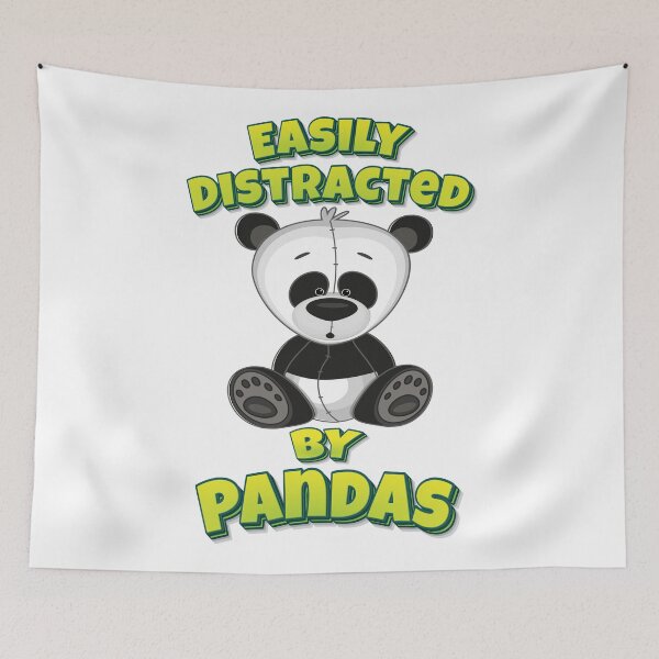 Item preview, Easily Distracted By Pandas designed and sold by FiveNiches.