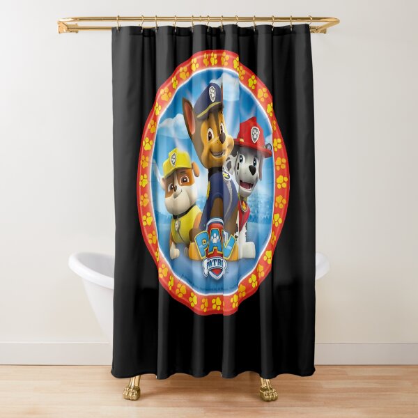 Rocky and Zuma, Paw Patrol Curtains Children Character Curtains Rubble Chase 