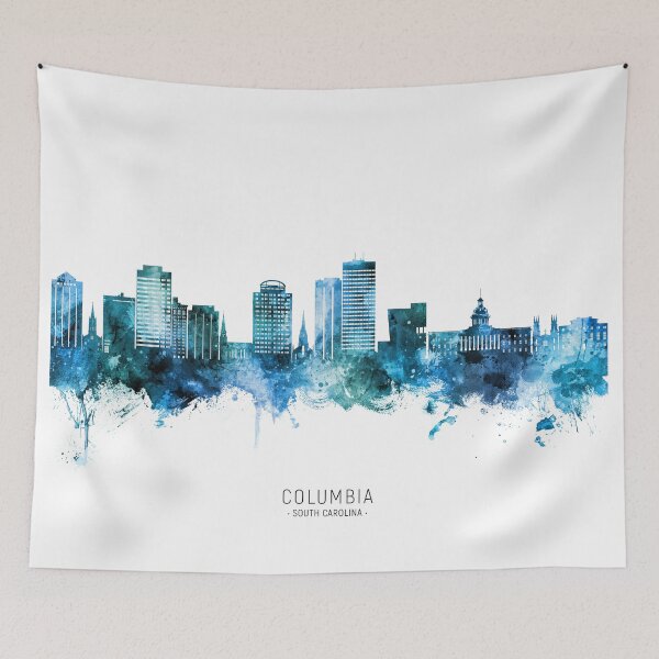 Artikelvorschau, Columbia South Carolina Skyline entworfen und verkauft von ArtPrints.