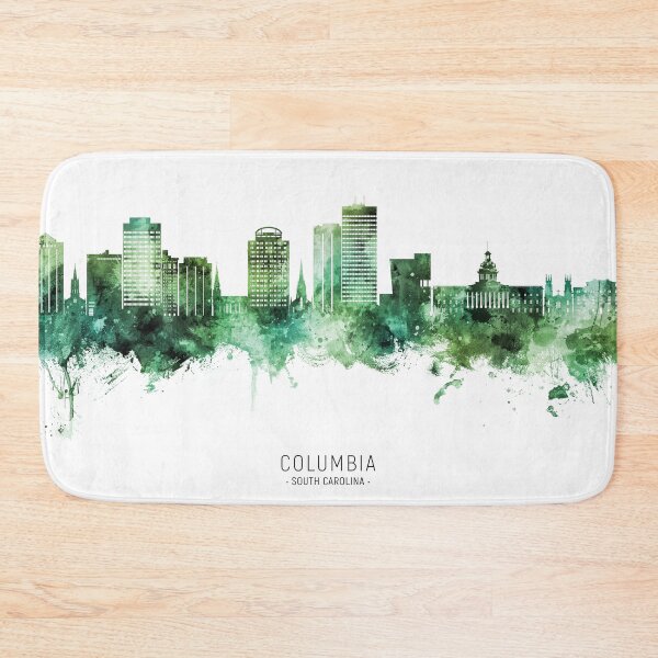 Item preview, Columbia South Carolina Skyline designed and sold by ArtPrints.