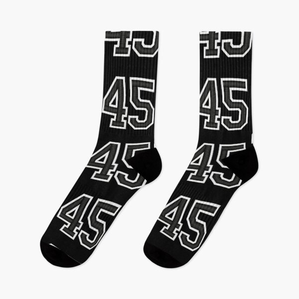 Item preview, 45 Black Jersey Sports Number forty-five Football 45 designed and sold by elhefe.
