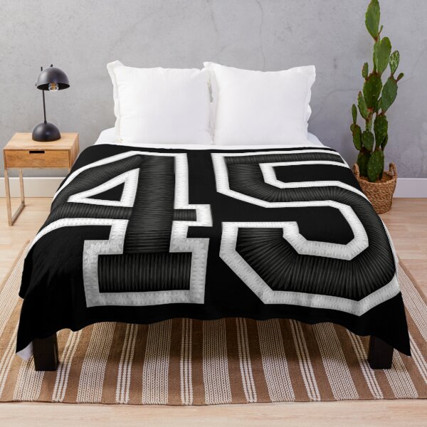 Item preview, 45 Black Jersey Sports Number forty-five Football 45 designed and sold by elhefe.