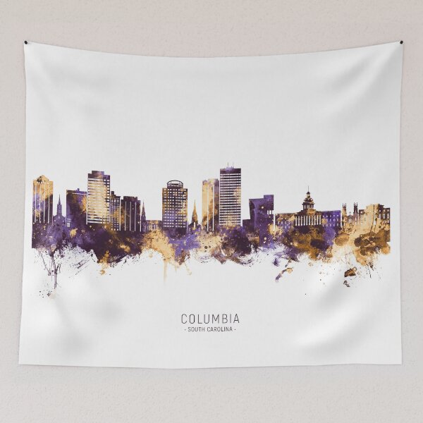 Artikelvorschau, Columbia South Carolina Skyline entworfen und verkauft von ArtPrints.