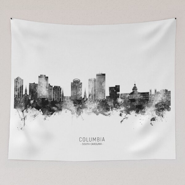 Artikelvorschau, Columbia South Carolina Skyline entworfen und verkauft von ArtPrints.