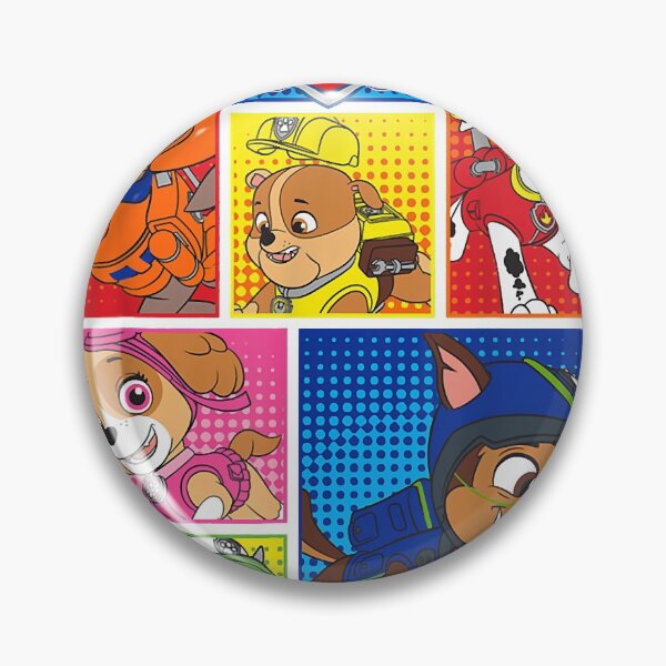 Item preview, Paw Patrol Group Shot Of Pups In Shapes Chase Rubble Skye The Mighty Halloween Christmas designed and sold by PawPatrolBDuong.