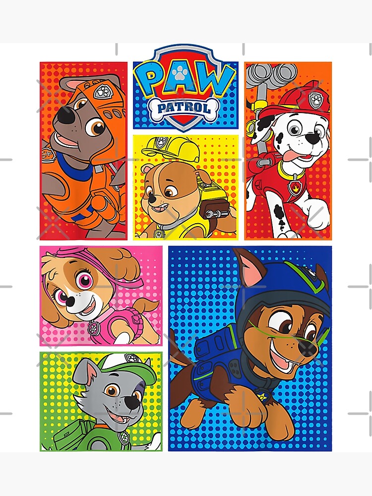 Póster for Sale con la obra «Foto grupal de la Patrulla Canina de