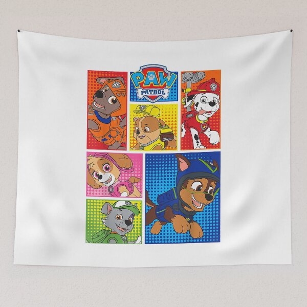 Item preview, Paw Patrol Group Shot Of Pups In Shapes Chase Rubble Skye The Mighty Halloween Christmas designed and sold by PawPatrolBDuong.