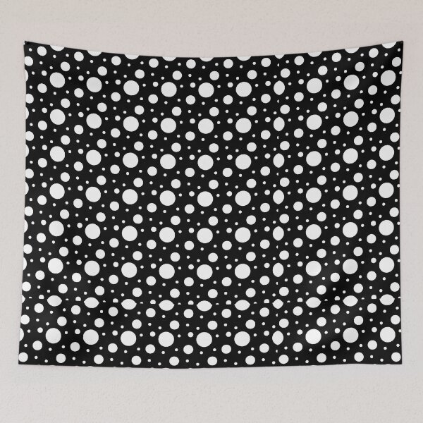 Item preview, Black and White Polka dot, Black and White Polka dot Pattern, Black and White Polka dot Design, Polka Dot designed and sold by graphic-genie.