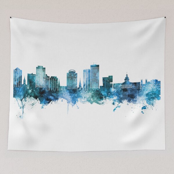 Artikelvorschau, Columbia South Carolina Skyline entworfen und verkauft von ArtPrints.