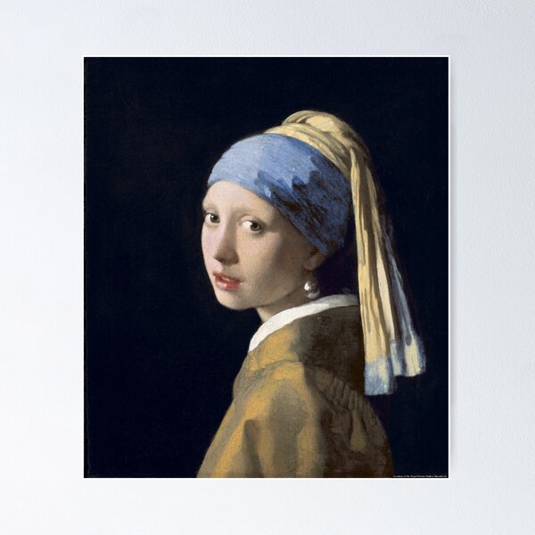 Girl with a Pearl Earring holding a Ray gun - Funny Vermeer mashup