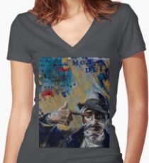 Mos Def Tribute Women's Fitted V-Neck T-Shirt