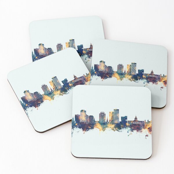 Artikelvorschau, Columbia South Carolina Skyline entworfen und verkauft von ArtPrints.