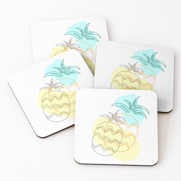 Item preview, Abstract Pineapple Art Summer Vibes designed and sold by Tannumoni.