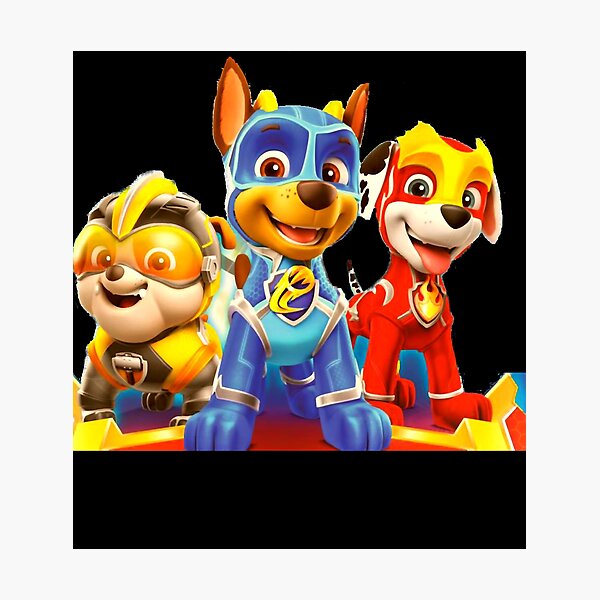 Paw Patrol Mighty Movie Chase Wall Sticker - Themed Wall Art