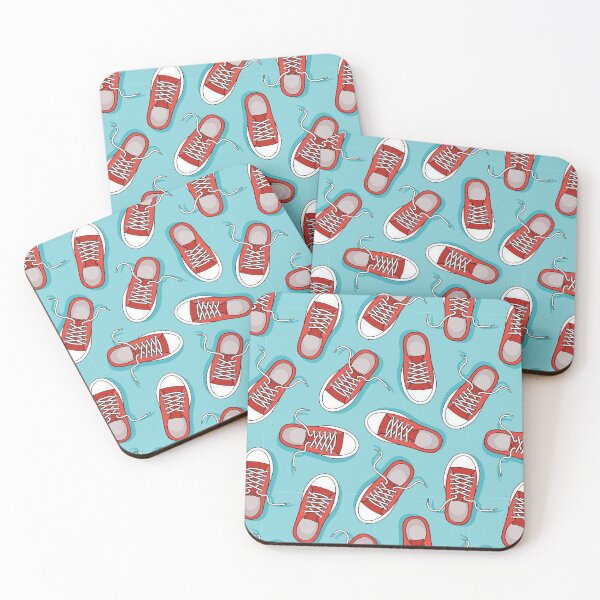 Item preview, Red Sneakers Seamless Pattern designed and sold by Peekonet.