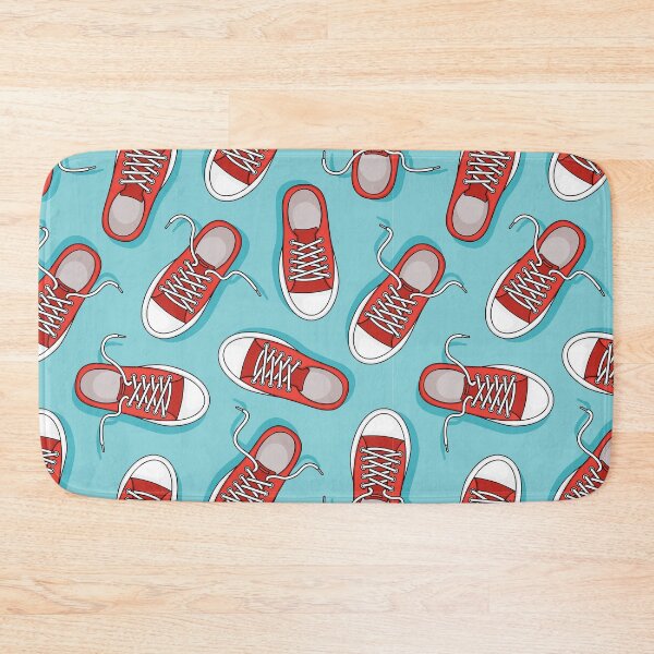 Item preview, Red Sneakers Seamless Pattern designed and sold by Peekonet.