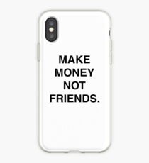 Vinilo o funda para iPhone GANAR DINERO NO AMIGOS