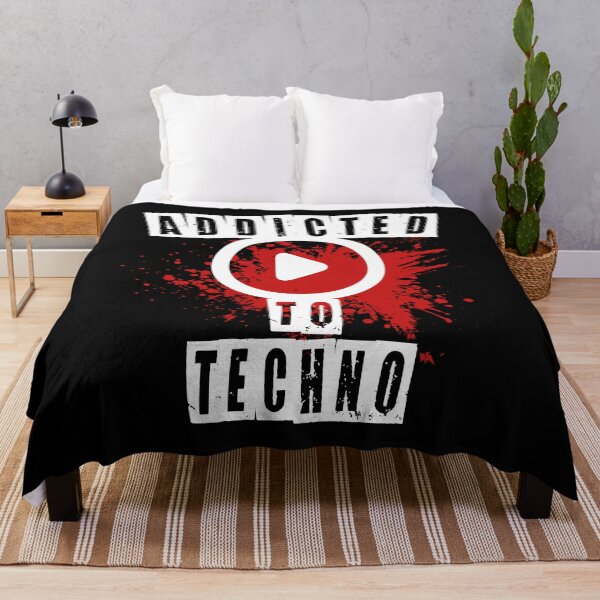 Item preview, Addicted to techno music saying games designed and sold by shurikaner.