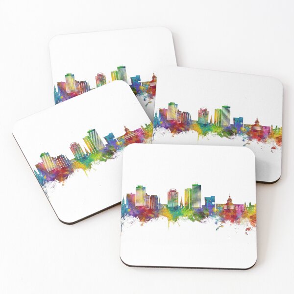 Item preview, Columbia South Carolina Skyline designed and sold by ArtPrints.
