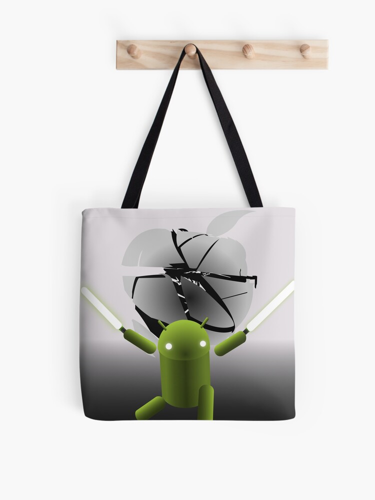 I Fixed It - Android vs Apple Tote Bag for Sale by GMFV